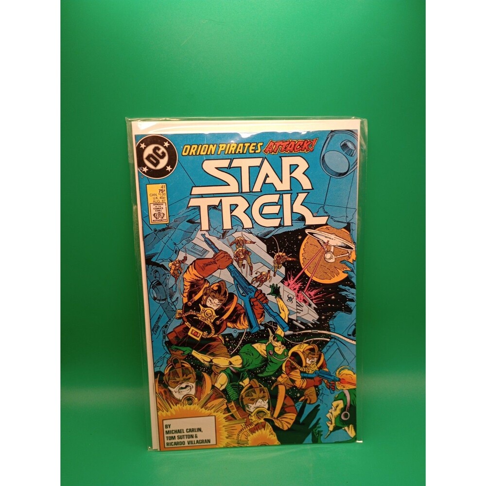Star Trek Orion Pirates Attack Dc Comic By Michael Carlin Tom Sutton & Ricardo